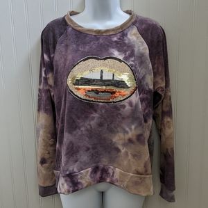Melissa Masse tie dye sweatshirt